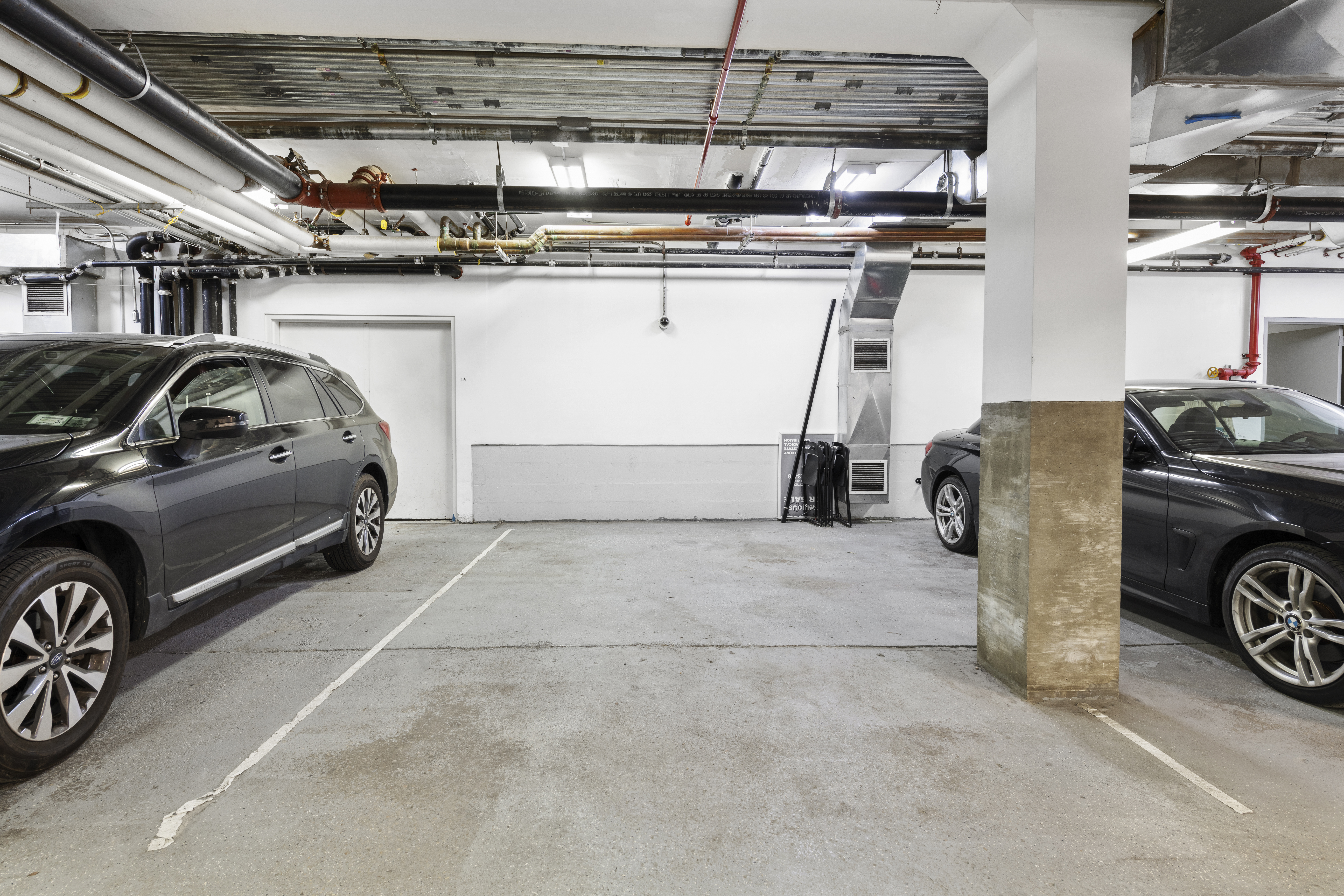60 Collister Street, Unit 1B Manhattan, NY 10013 - Photo 17 of 20 a view of a car garage