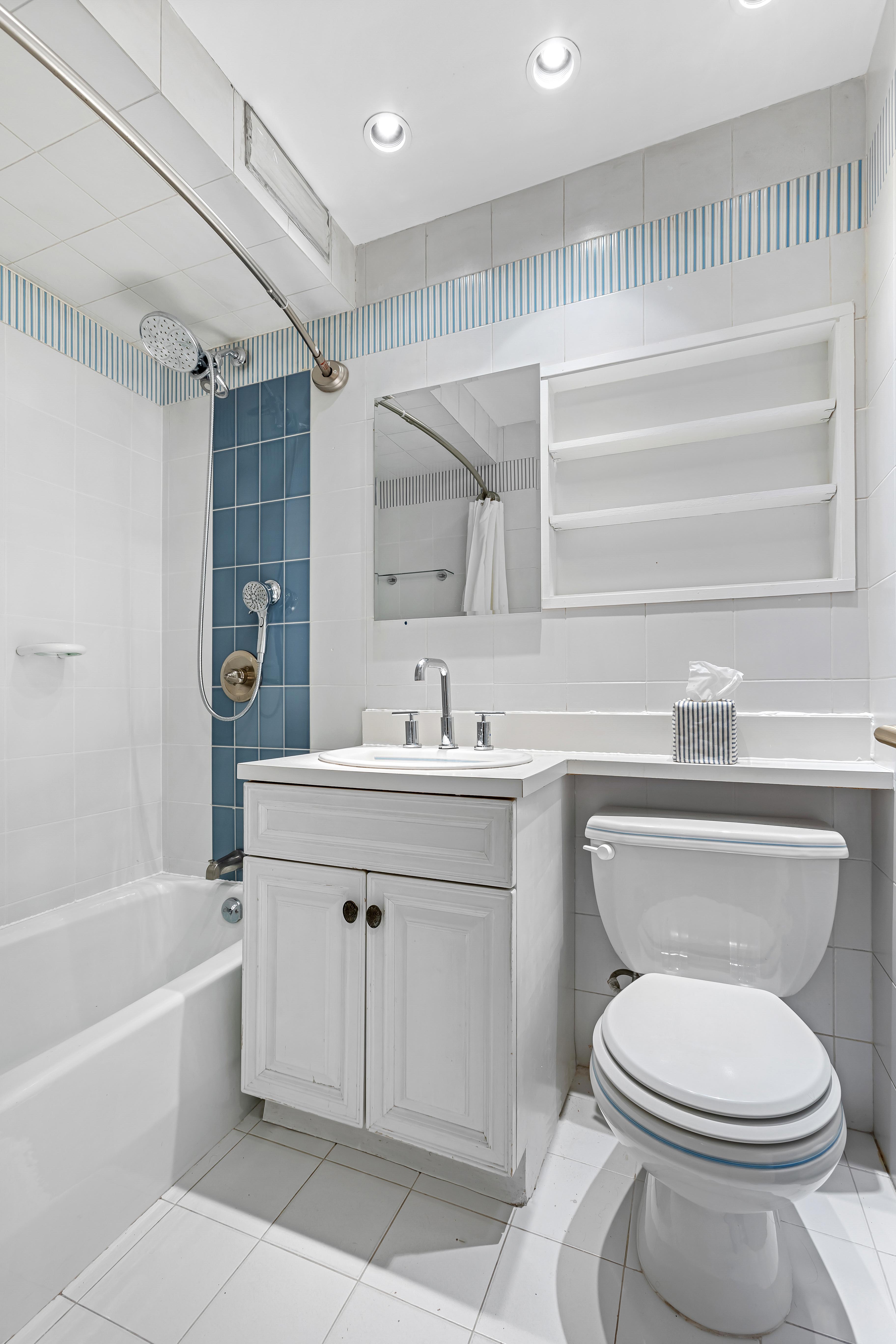 227 Garfield Place, Unit Garden Duplex Brooklyn, NY 11215 - Photo 9 of 15 a bathroom with a sink toilet and shower