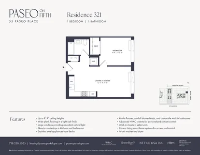 $4,825 | 55 Paseo Place, Unit 321 | Park Slope