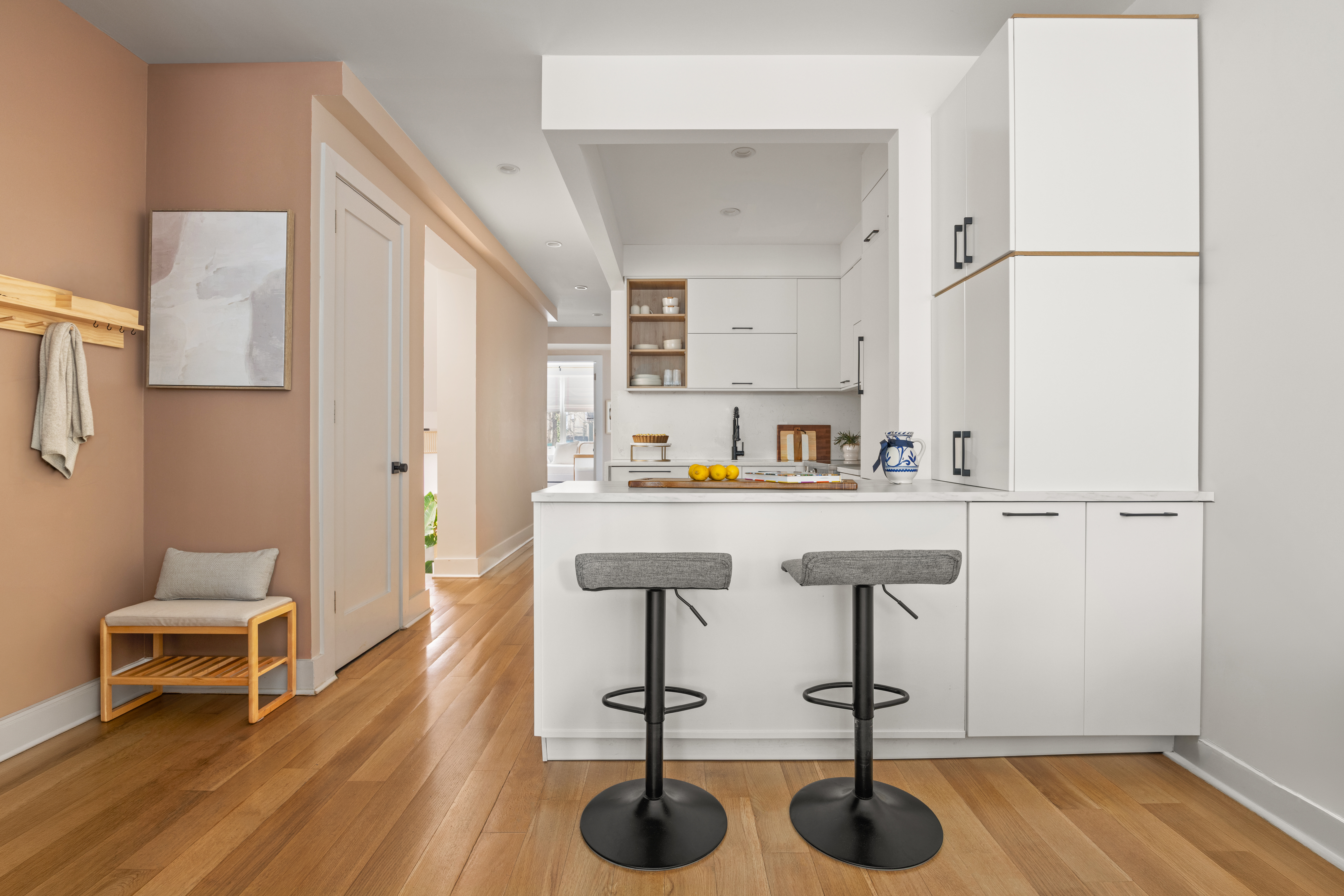 473 Bainbridge Street, Unit 1 Brooklyn, NY 11233 - Photo 4 of 15 a view of kitchen with dining area and appliances
