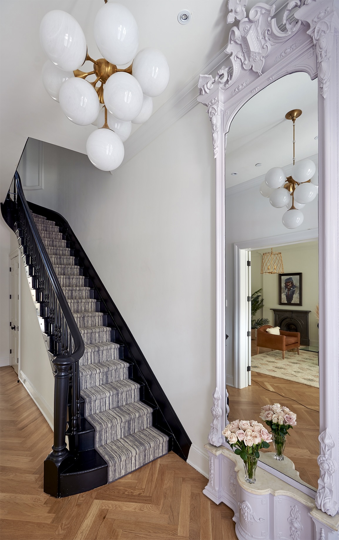 435 Clinton Avenue Brooklyn, NY 11238 - Photo 12 of 27 a view of entryway and hall with wooden floor