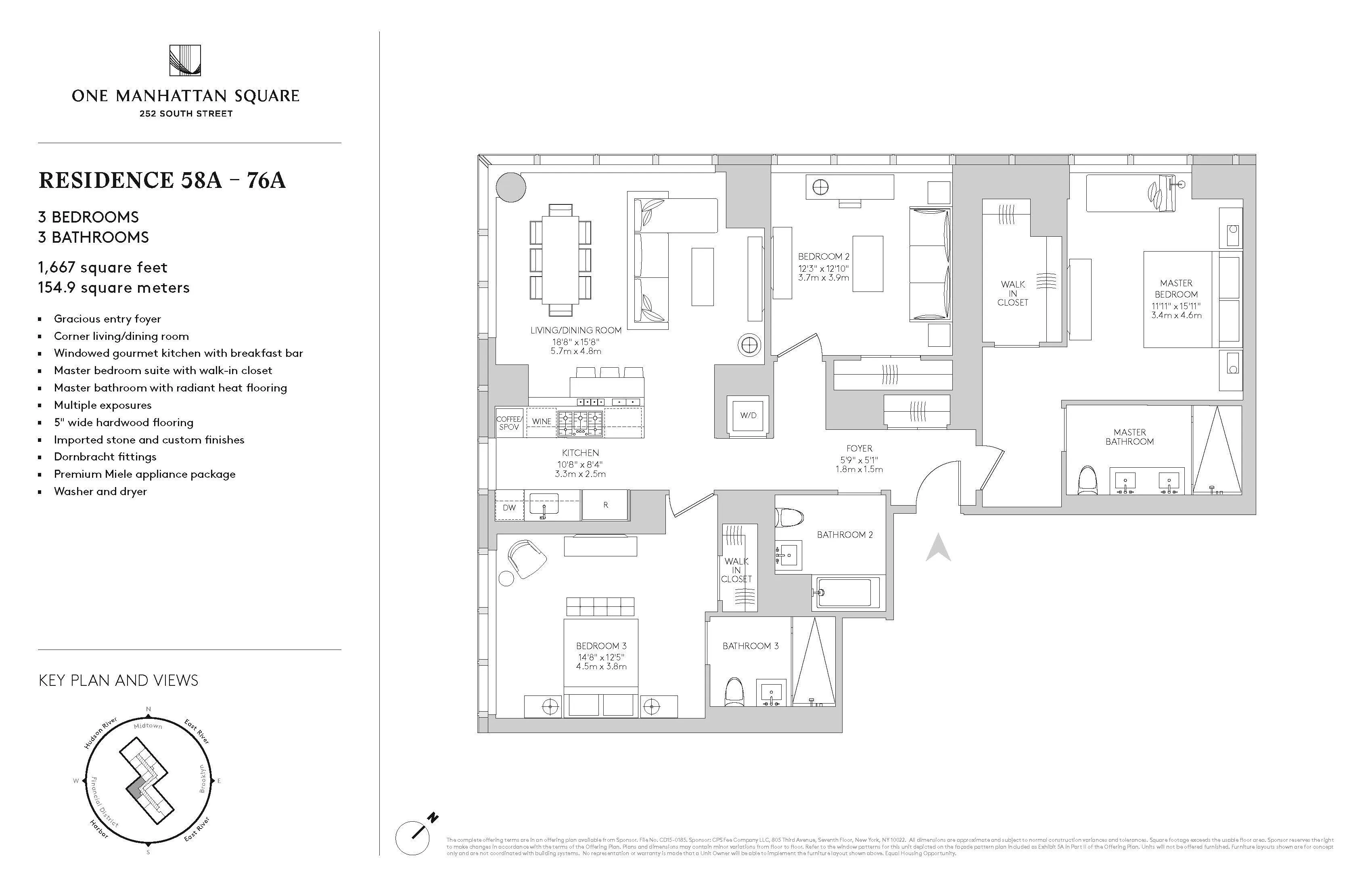252 South Street, Unit 61A Manhattan, NY 10002 - Photo 29 of 29 a picture of a floor plan