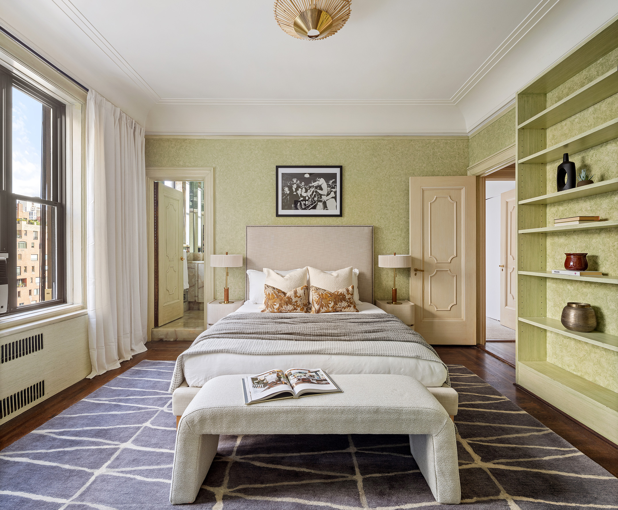 875 Park Avenue, Unit 11C Manhattan, NY 10075 - Photo 14 of 25 a bedroom with a bed and a window