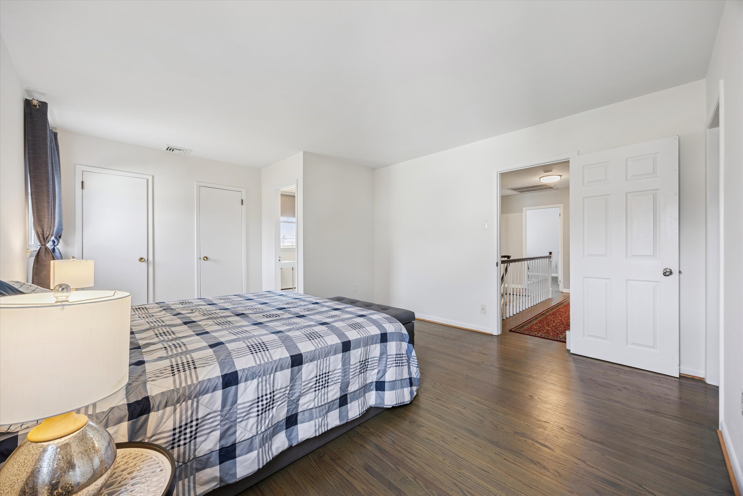 535 Bell Lane Ambler, PA 19002 - Photo 20 of 45 a bedroom with a bed and a view of kitchen