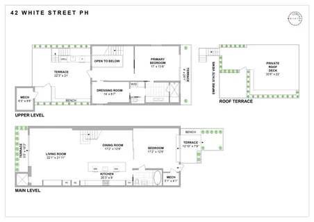 $6,495,000 | 42 White Street, Unit PH | TriBeCa