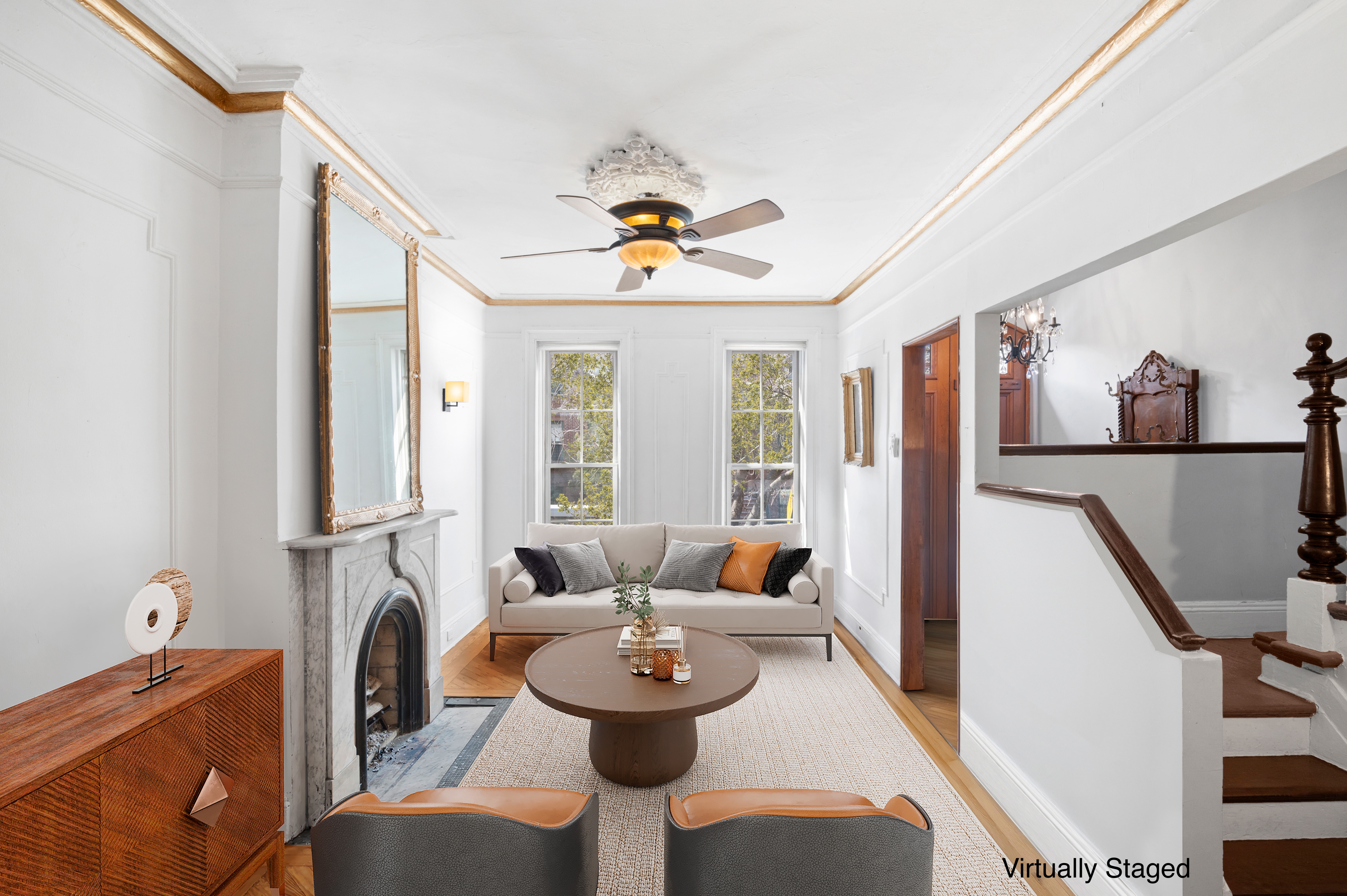457 Warren Street Brooklyn, NY 11217 - Photo 1 of 16 a living room with furniture and a window
