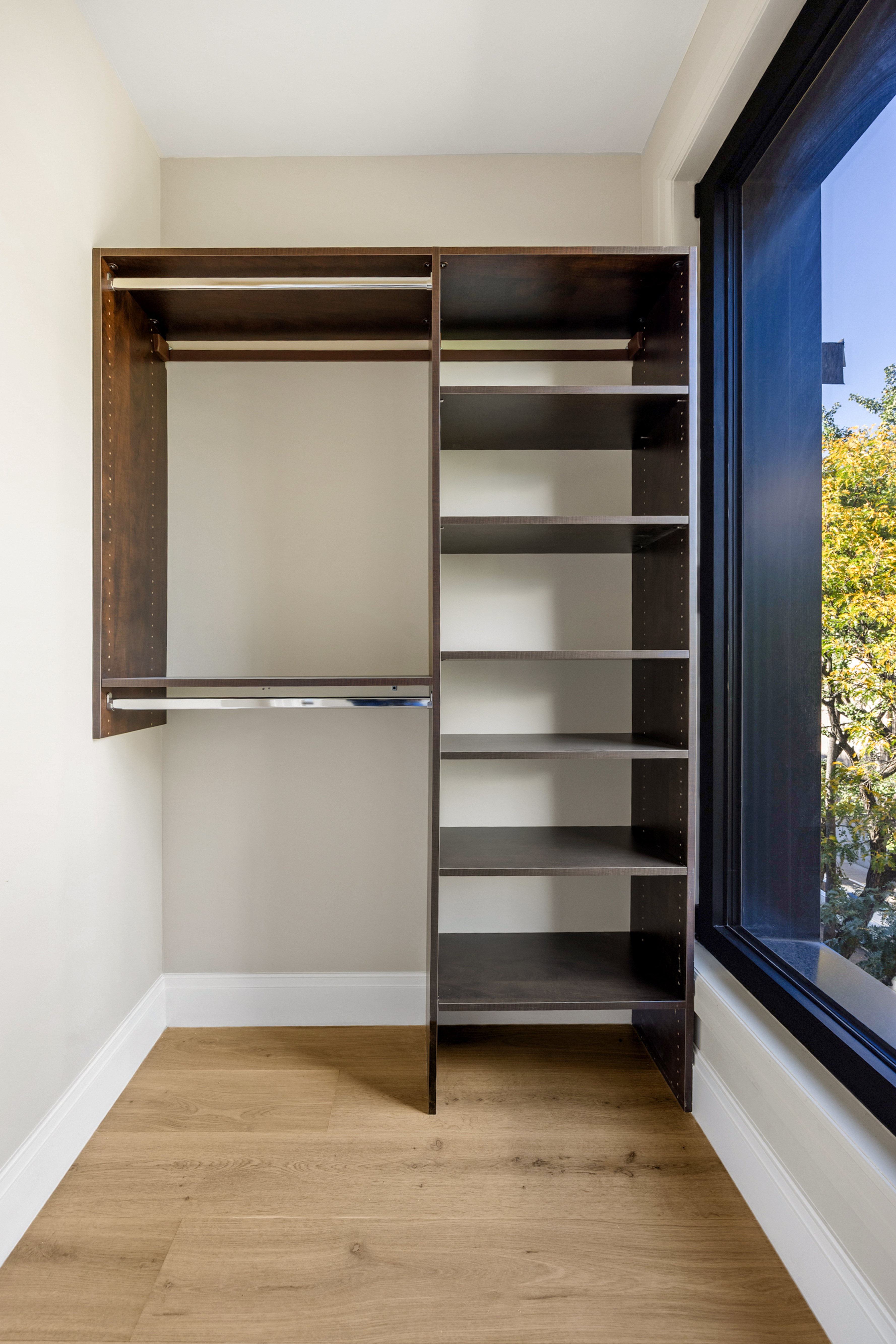 354 Dean Street, Unit 3 Brooklyn, NY 11217 - Photo 8 of 18 a view of walk in closet with empty racks