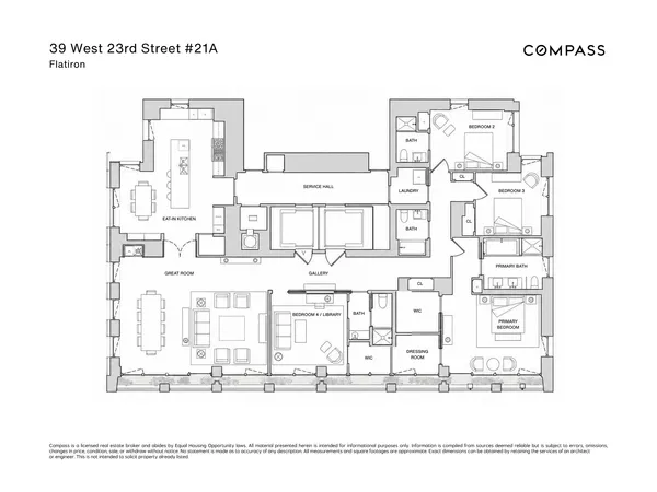 $10,150,000 | 39 West 23rd Street, Unit 21A | Flatiron