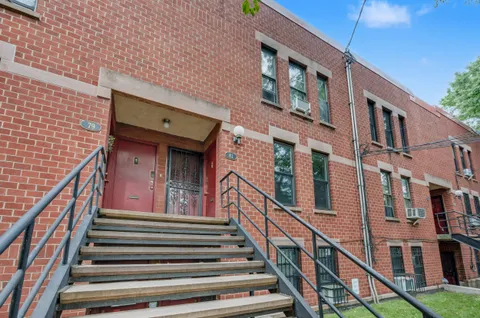 a view of a building with stairs