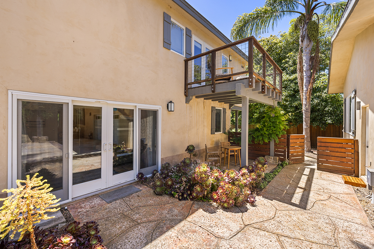 161 Loureyro Road Montecito, CA 93108 - Photo 26 of 52 a view of a chairs and table in the patio with a fountain