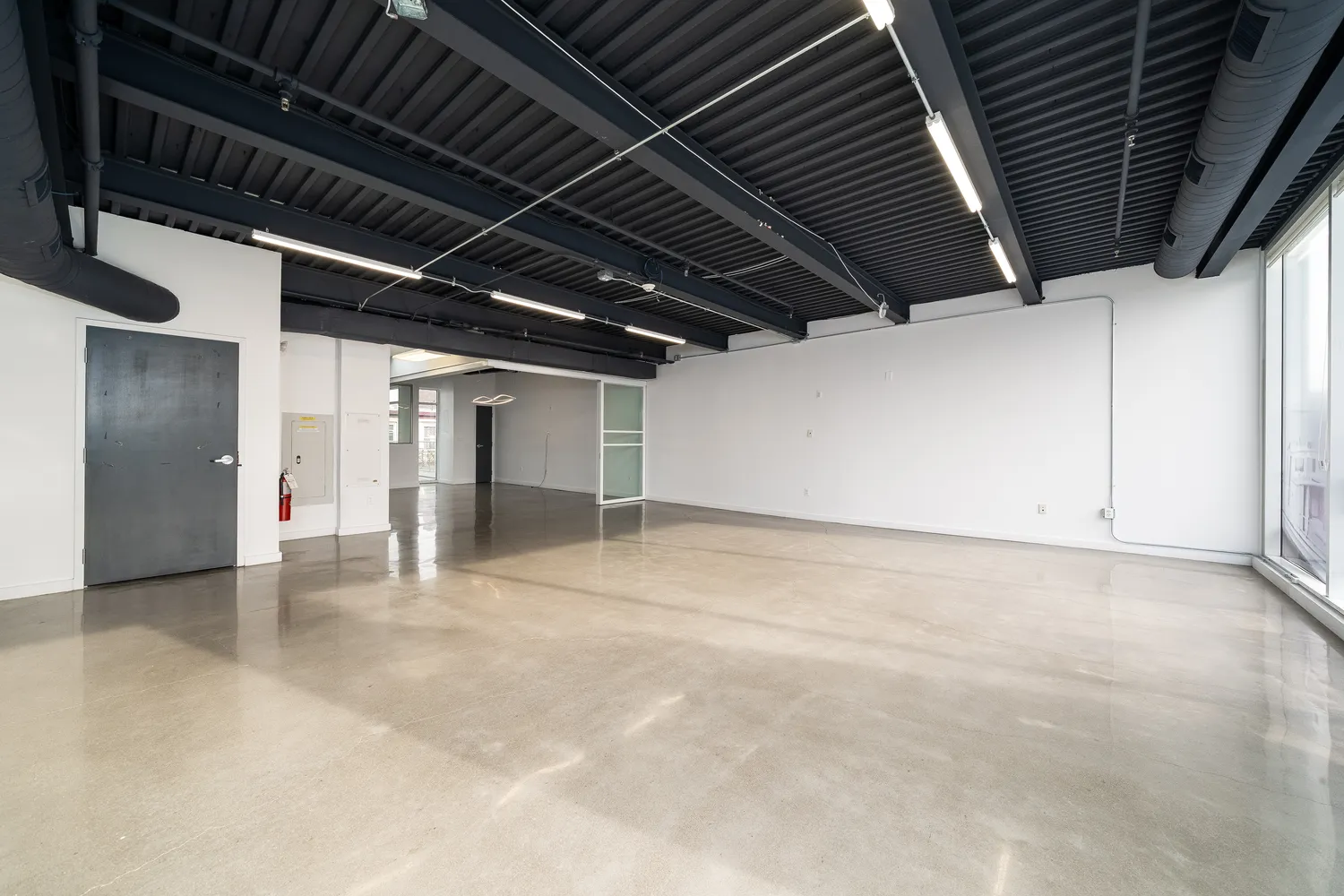 a view of empty room