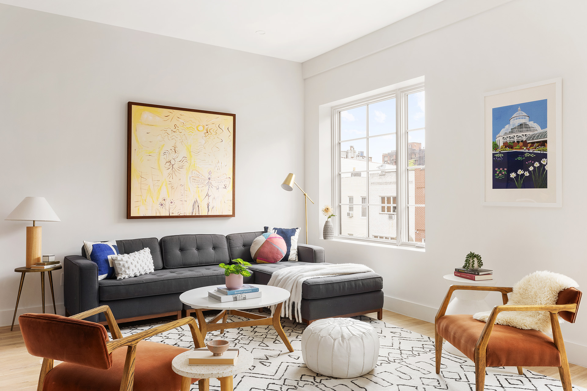 262 17th Street, Unit PH Brooklyn, NY 11215 - Photo 5 of 15 a living room with furniture and a window