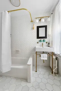 front view of a building with a street