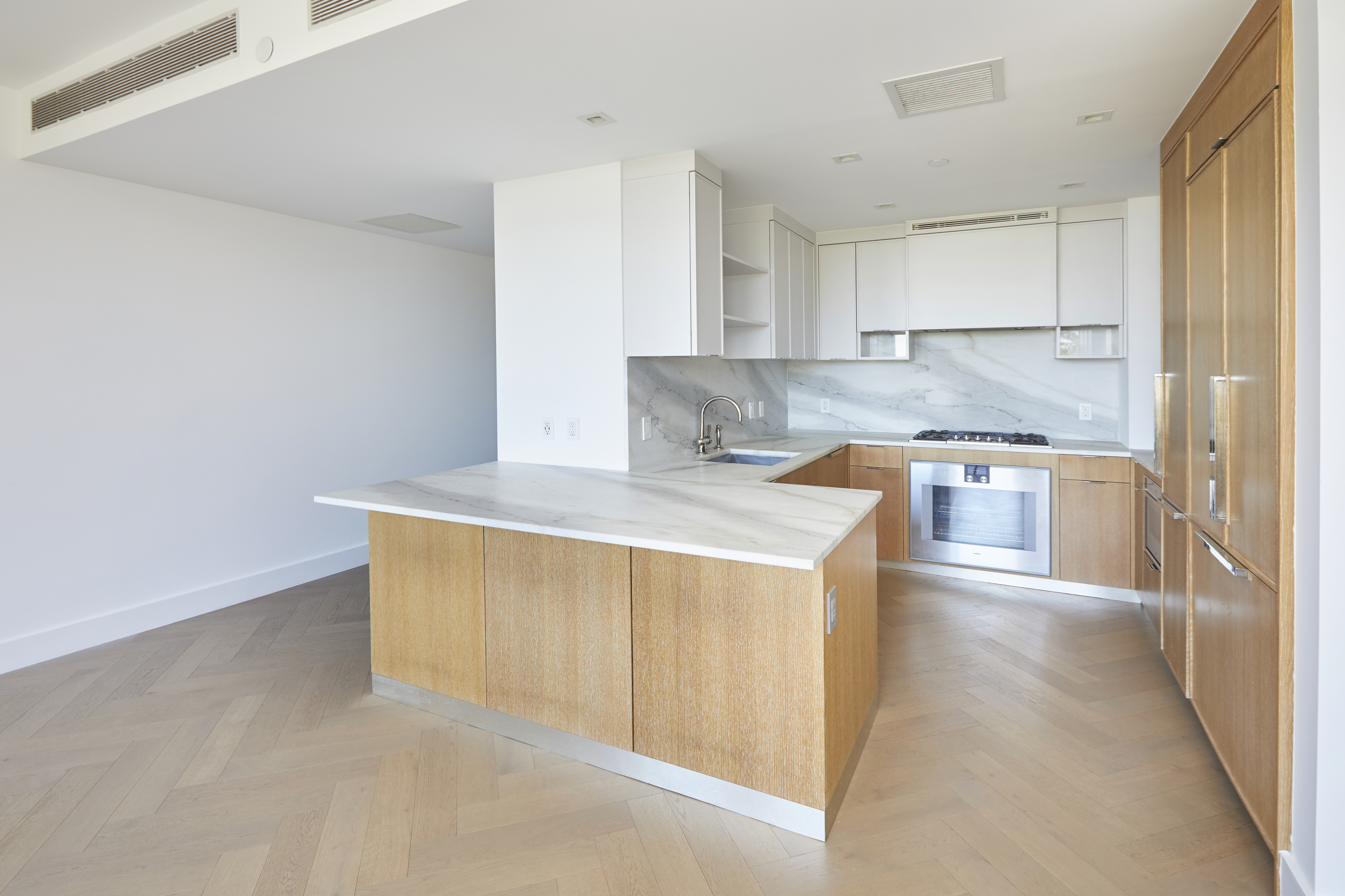 78 Amity Street, Unit 4D Brooklyn, NY 11201 - Photo 4 of 15 a kitchen with stainless steel appliances granite countertop a sink a stove and white cabinets