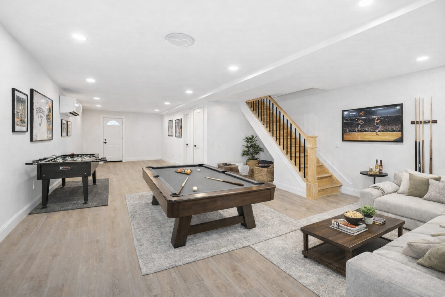 608 Van Buren Street, Unit TWH Brooklyn, NY 11221 - Photo 4 of 15 a living room with furniture and a wooden floor