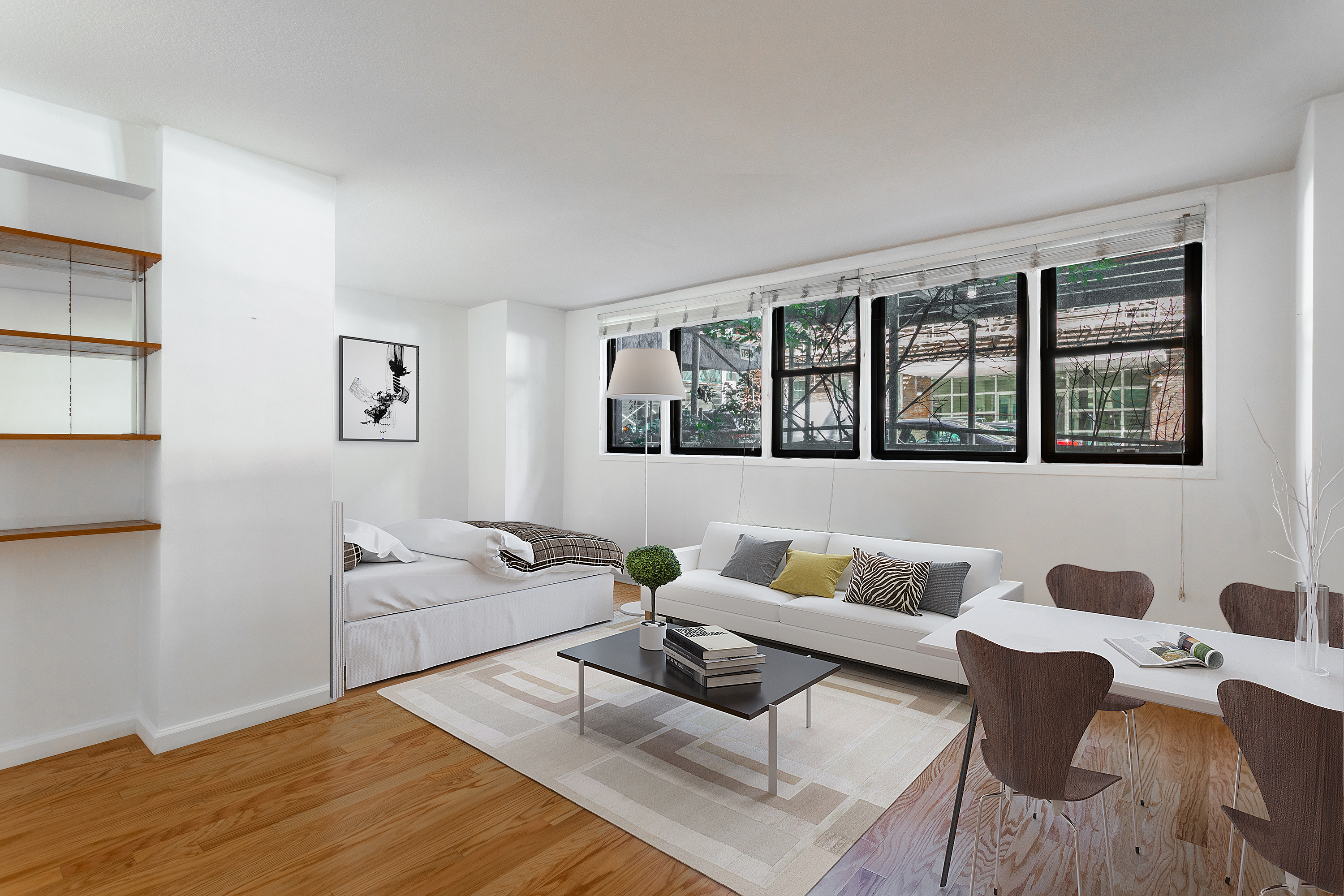 520 East 81st Street, Unit 1F Manhattan, NY 10028 - Photo 1 of 8 a living room with furniture and window