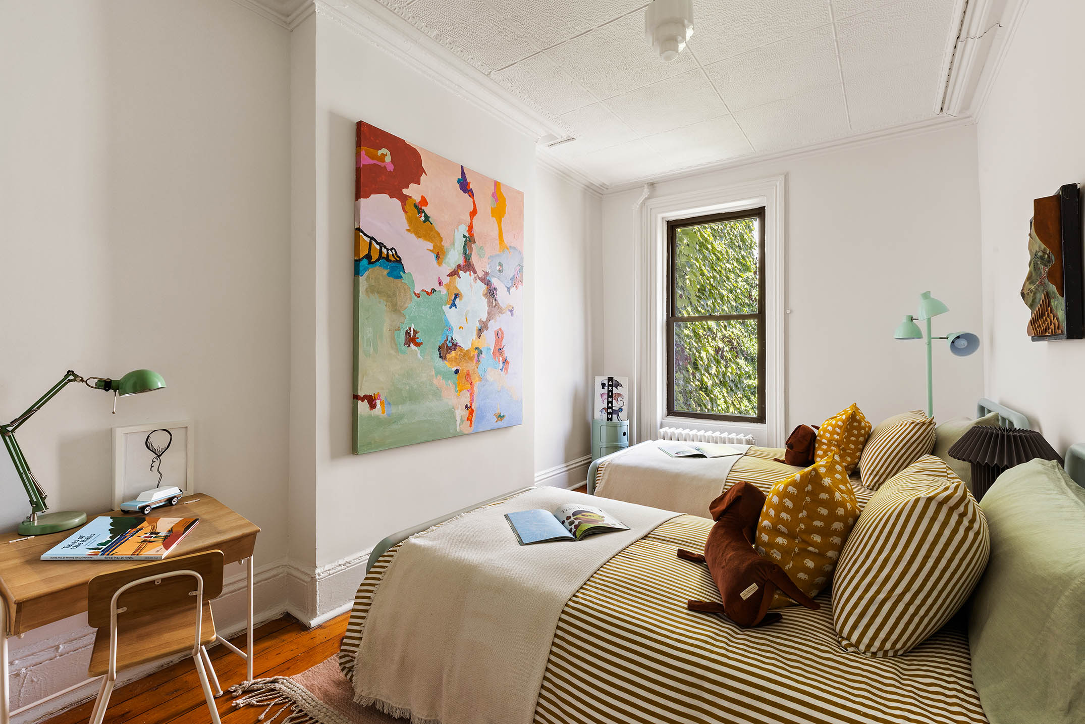 47 3rd Place Brooklyn, NY 11231 - Photo 15 of 20 a bedroom with a bed and a window