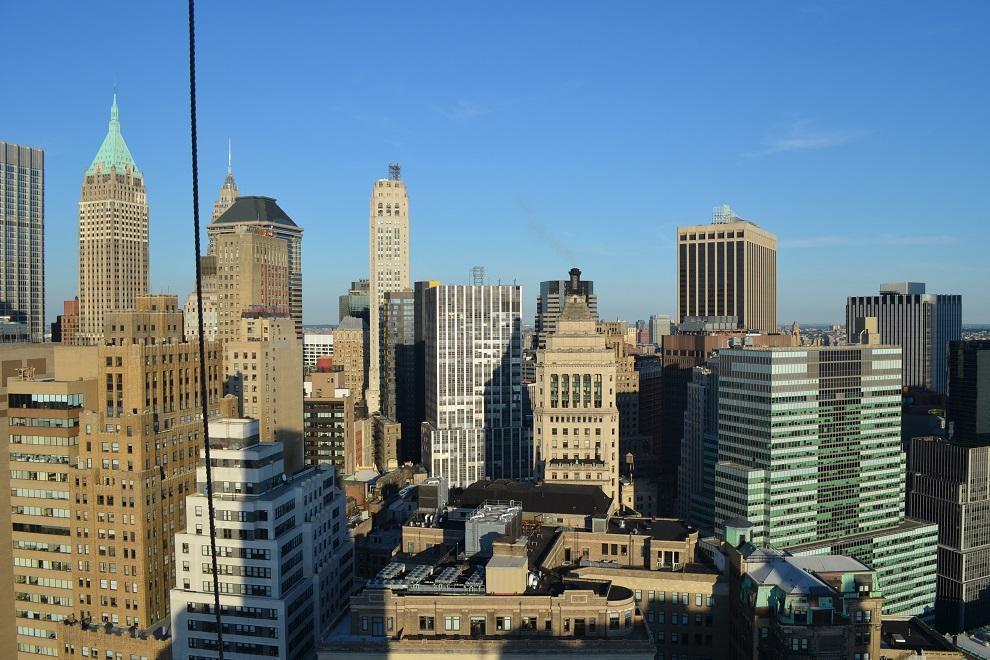 20 West Street, Unit 43E Manhattan, NY 10004 - Photo 2 of 10 a view of a city with tall buildings