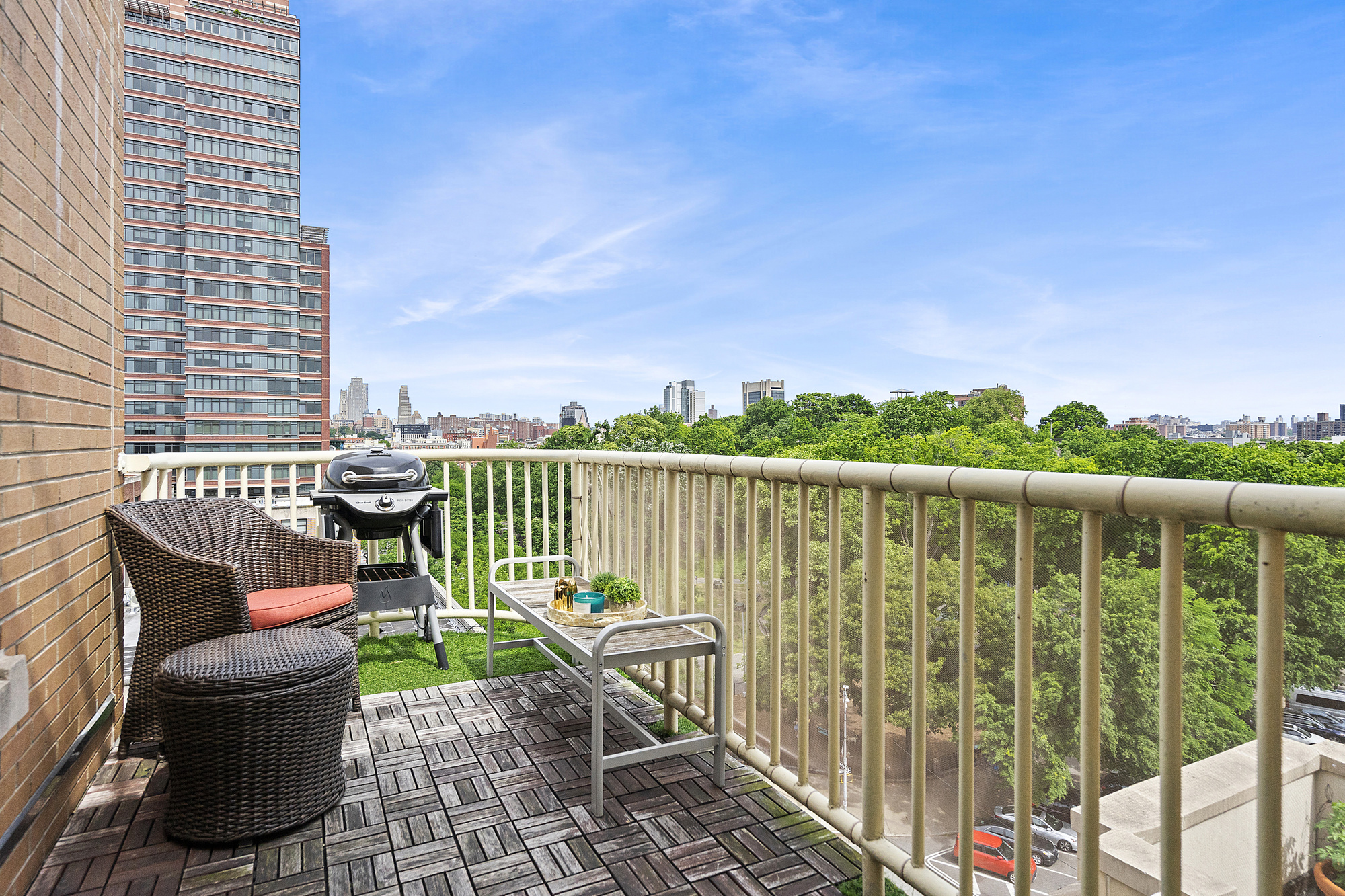 1831 Madison Avenue, Unit 9E Manhattan, NY 10035 - Photo 4 of 18 a balcony with chairs