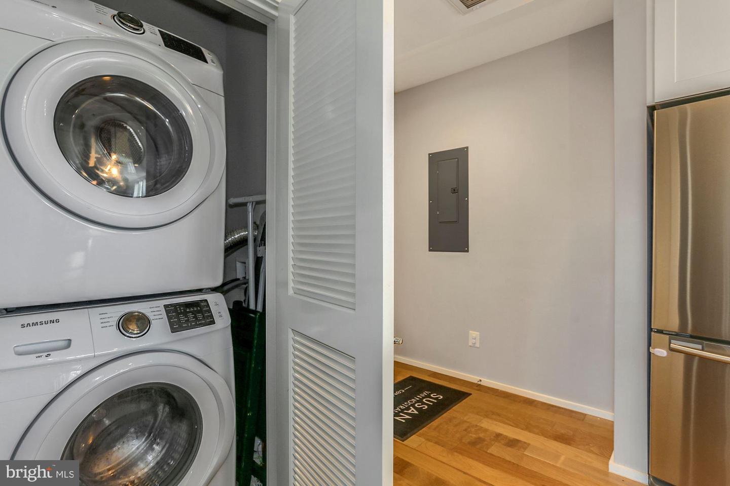 129 Varnum Street Northwest, Unit 6 Washington, DC 20011 - Photo 23 of 25 a view of washer and dryer in a utility room