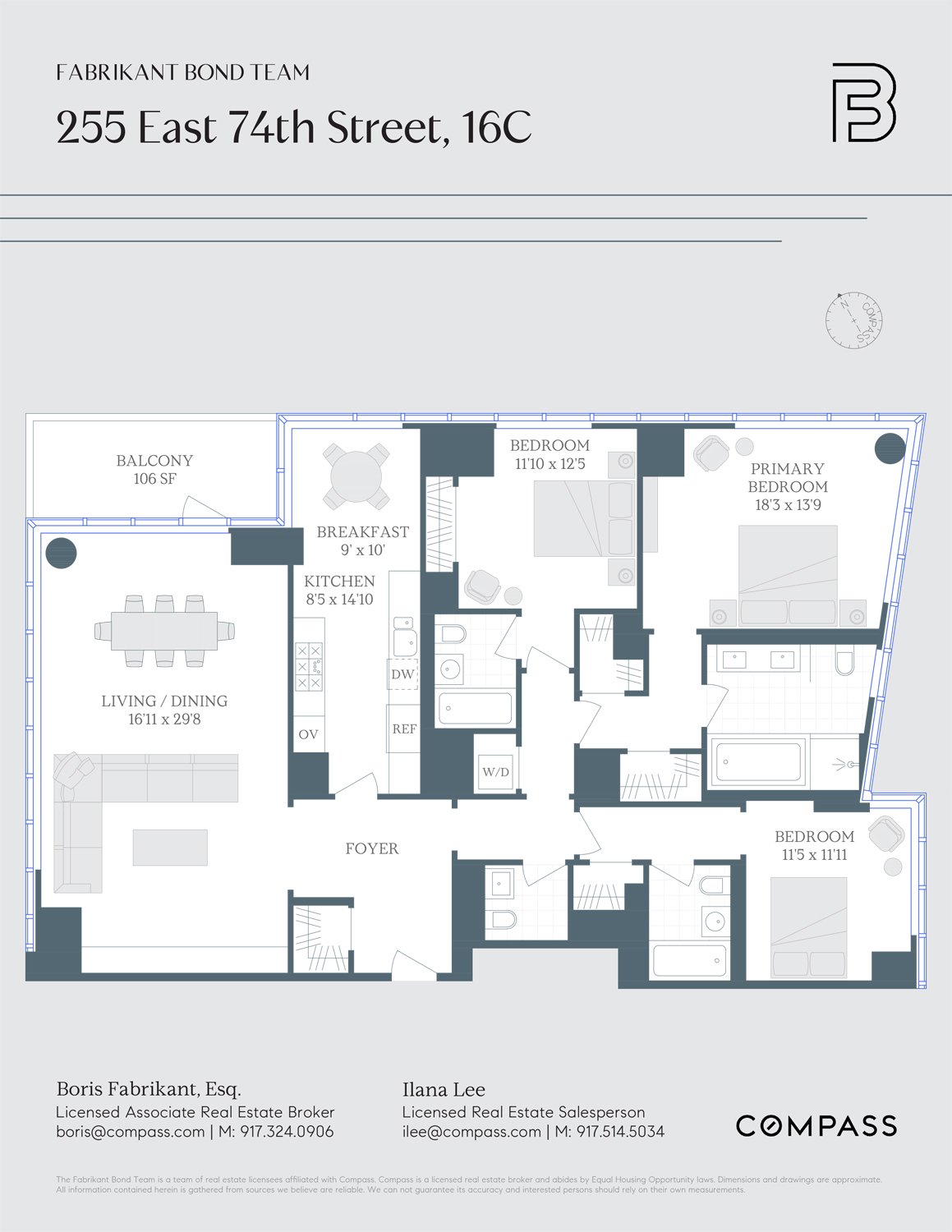 255 East 74th Street, Unit 16C Manhattan, NY 10021 - Photo 9 of 10