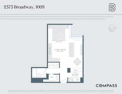 $785,000 | 2373 Broadway, Unit 1009 | Upper West Side
