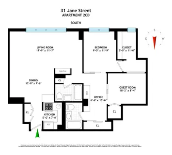 $2,198,000 | 31 Jane Street, Unit 2CD | West Village