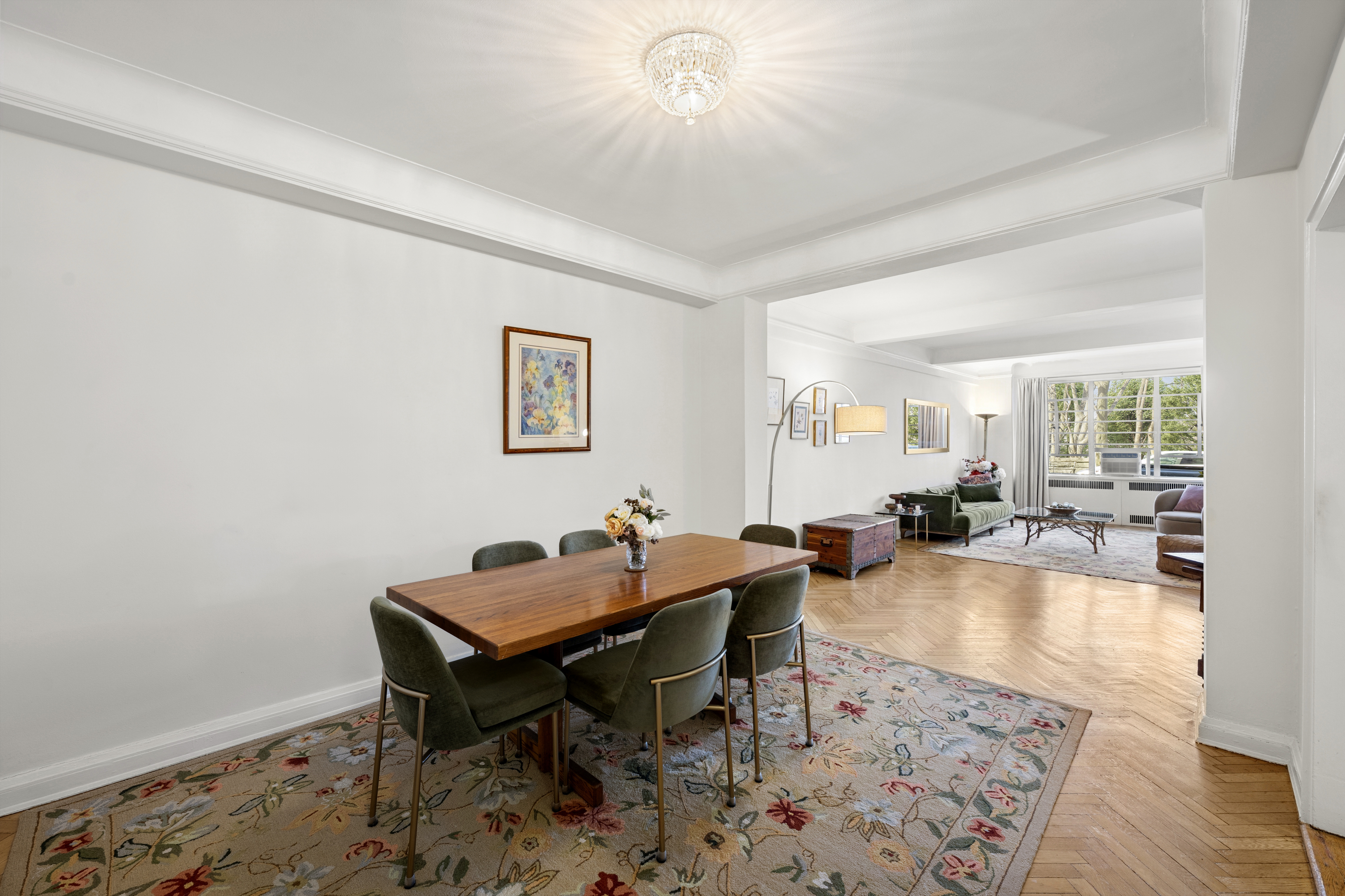 140 Riverside Drive, Unit 1G Manhattan, NY 10024 - Photo 4 of 16 a outdoor space with furniture