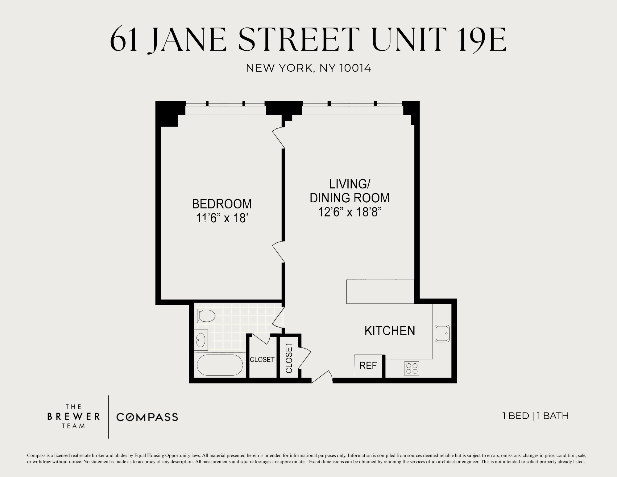 61 Jane Street, Unit 19E Manhattan, NY 10014 - Photo 9 of 9