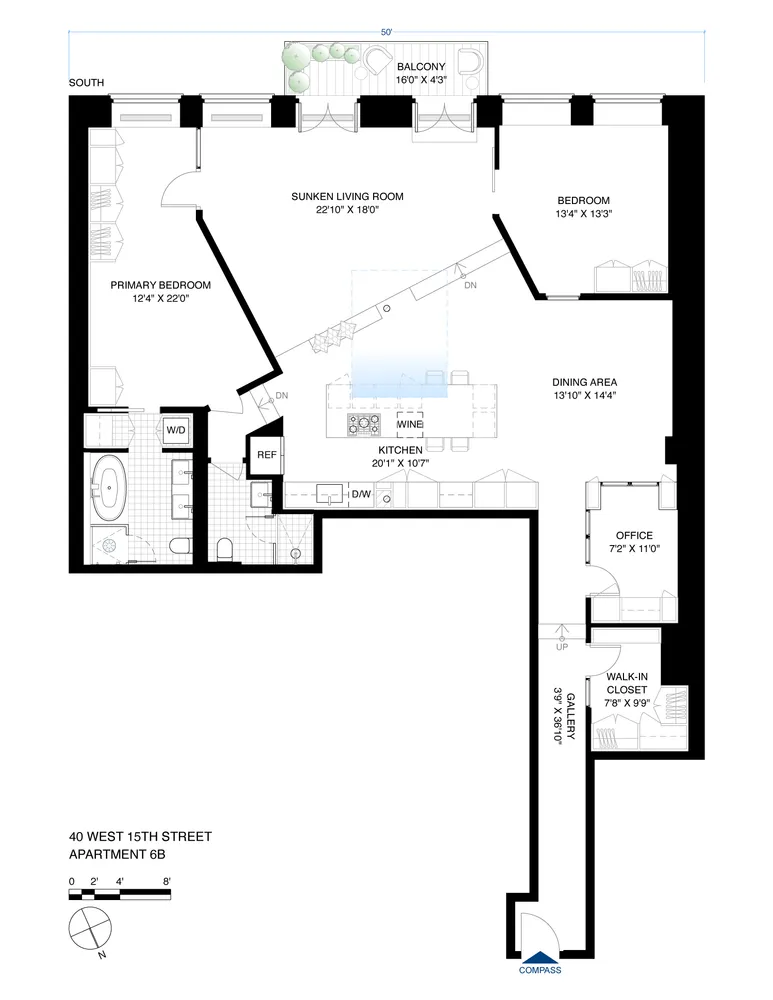 $15,000 | 40 West 15th Street, Unit PHB | Flatiron