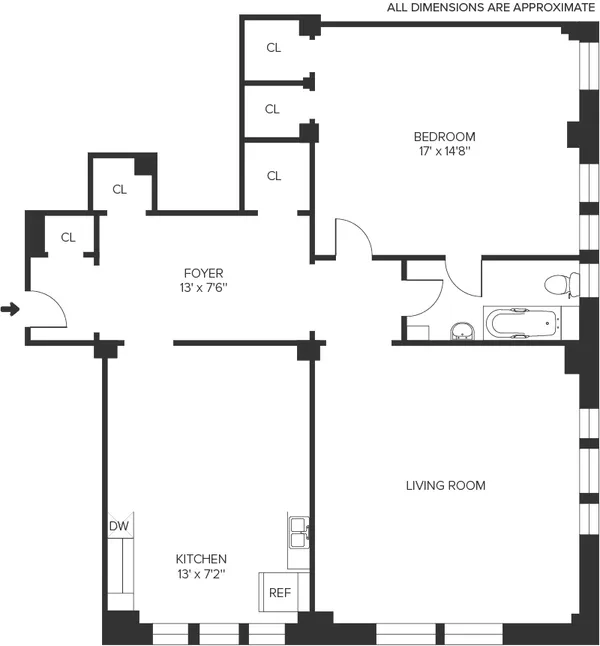 $6,950 | 155 Riverside Drive, Unit 6B | Upper West Side
