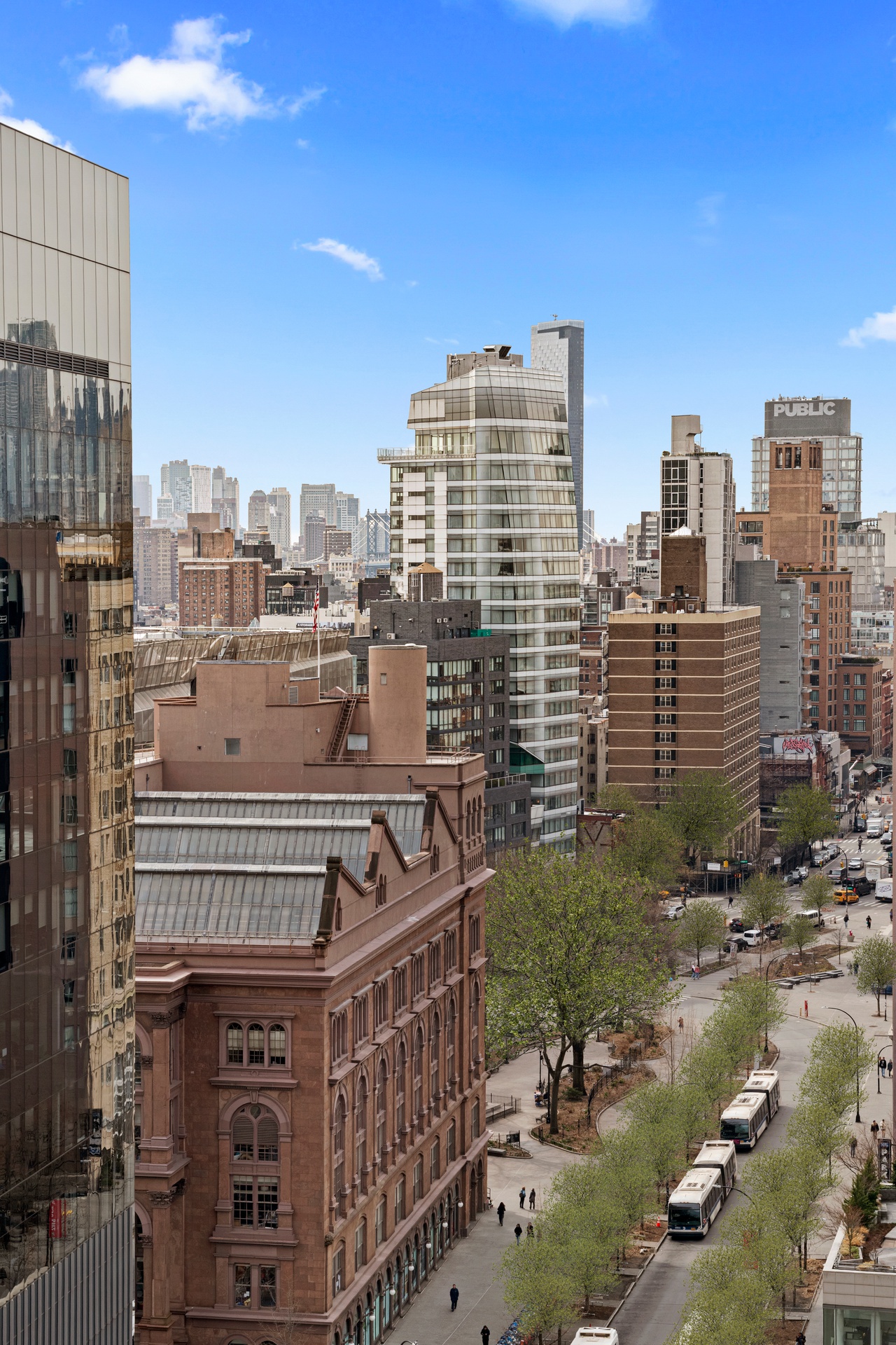 70 East 10th Street, Unit 20C Manhattan, NY 10003 - Photo 7 of 24 a view of a city with tall buildings
