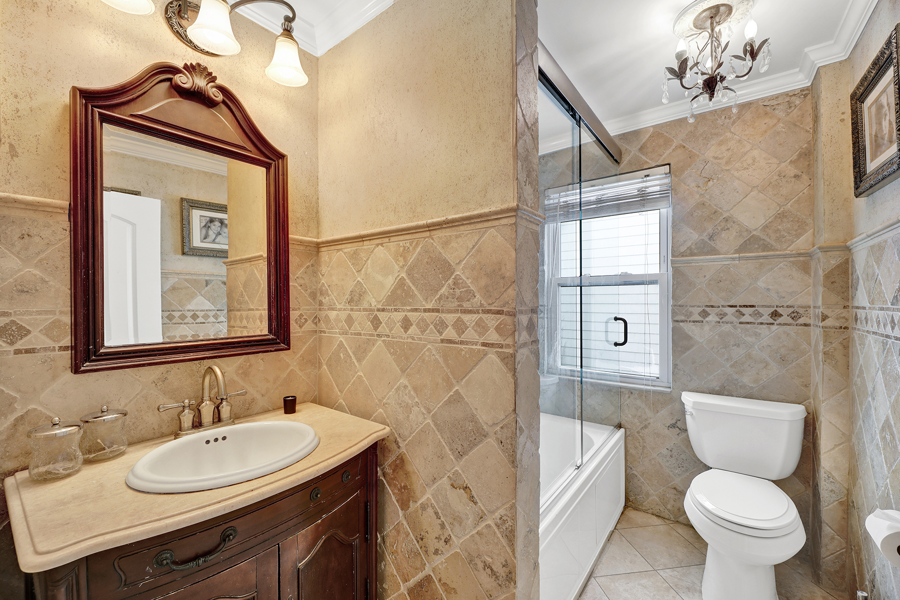 334 Beach 146th Street Queens, NY 11694 - Photo 16 of 21 a bathroom with a sink a toilet and shower