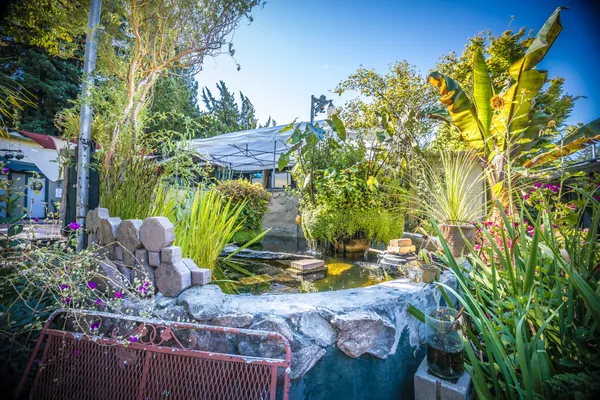 a car parked in front of a house