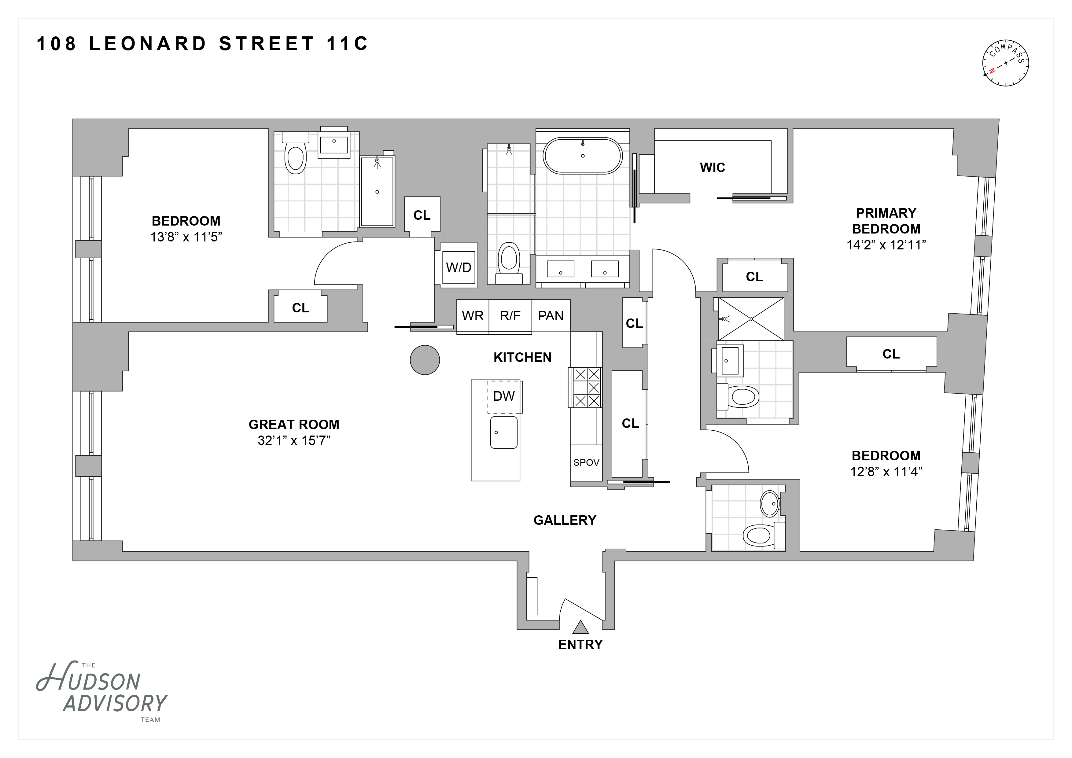 108 Leonard Street, Unit 11C Manhattan, NY 10013 - Photo 18 of 18 Gallery Image 18