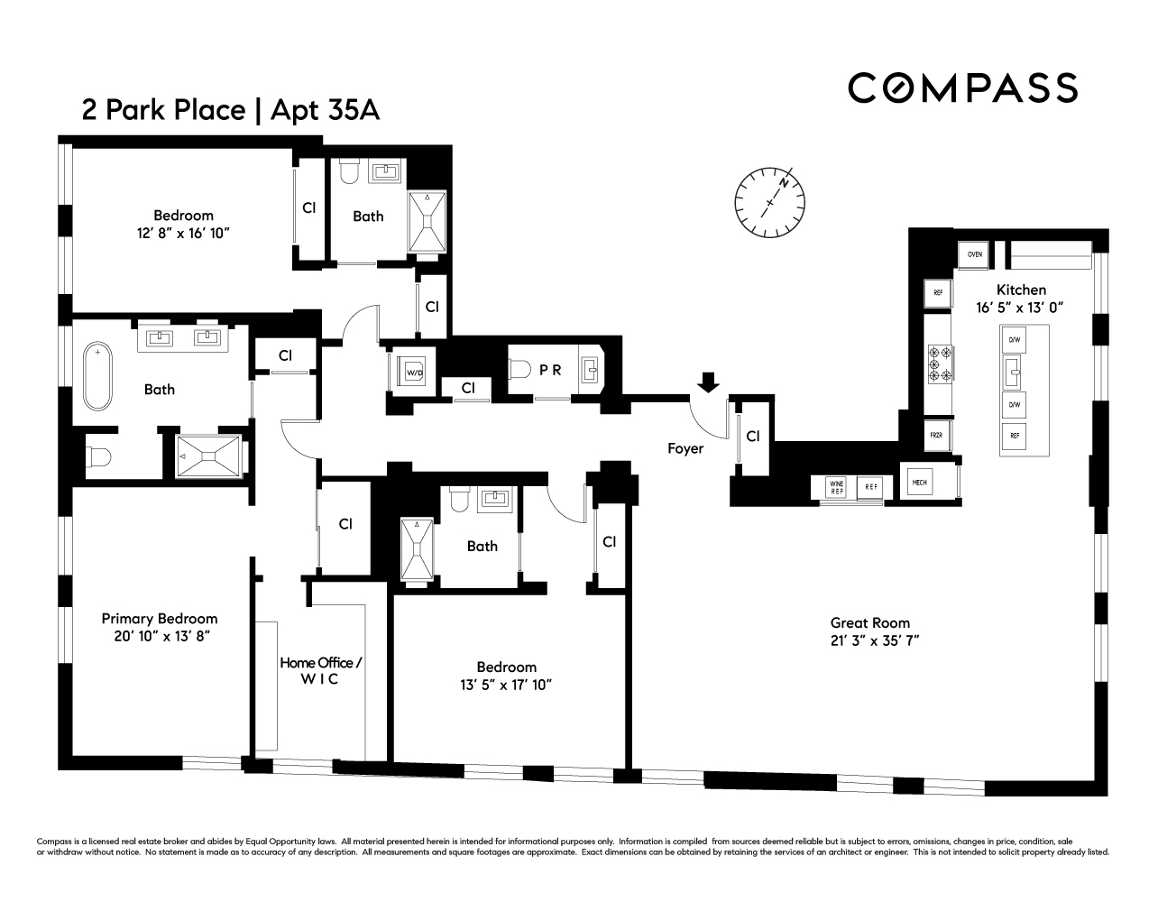 2 Park Place, Unit 35A Manhattan, NY 10007 - Photo 21 of 21 unknown