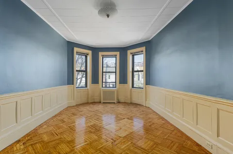 a view of an empty room with window