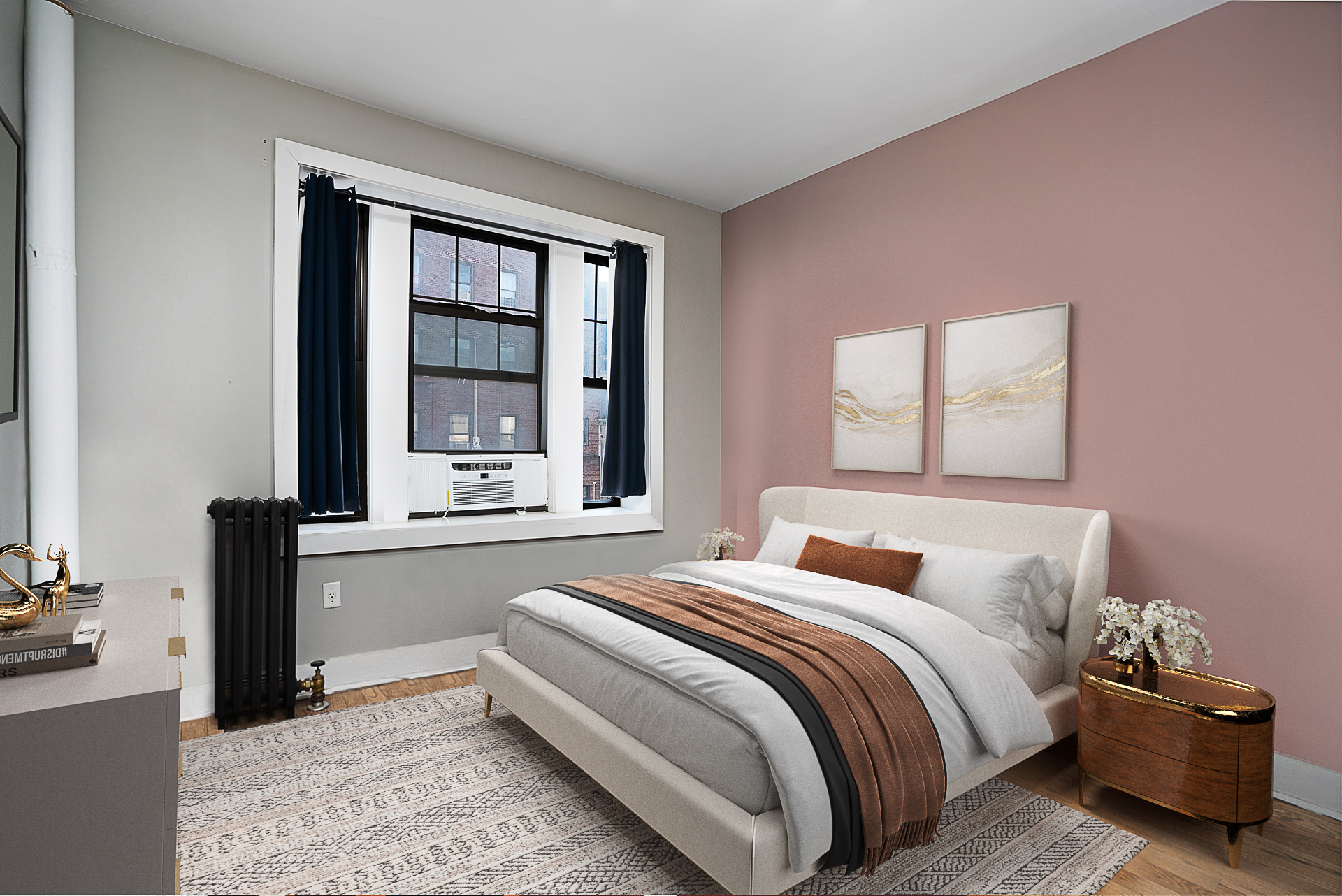 35 Clarkson Avenue, Unit 2B Brooklyn, NY 11226 - Photo 3 of 8 a bedroom with a bed and window