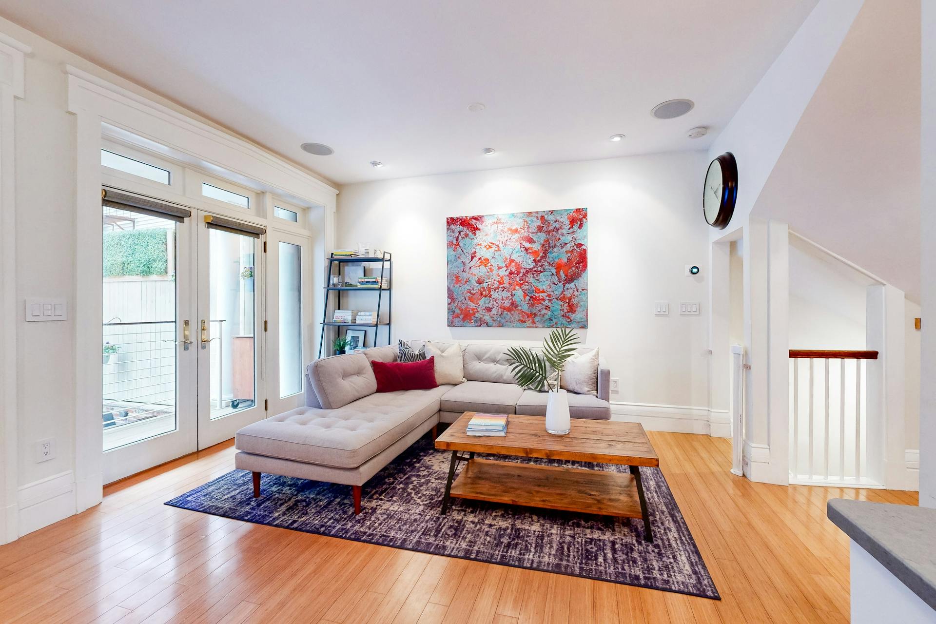 11 Fayette Street, Unit 1 Boston, MA 02116 - Photo 5 of 33 a living room with furniture rug and wooden floor