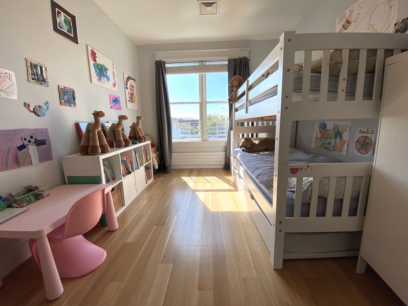 148 Luquer Street, Unit 2 Brooklyn, NY 11231 - Photo 14 of 22 a living room with furniture and a wooden floor