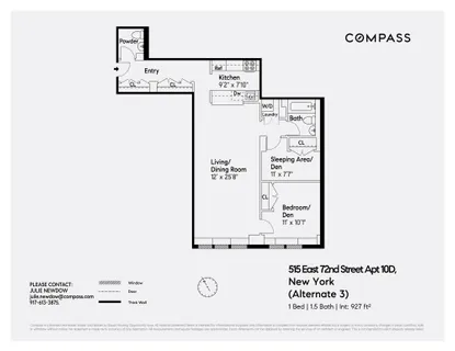 $899,000 | 515 East 72nd Street, Unit 10D | Lenox Hill
