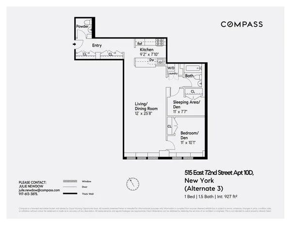 $899,000 | 515 East 72nd Street, Unit 10D | Lenox Hill