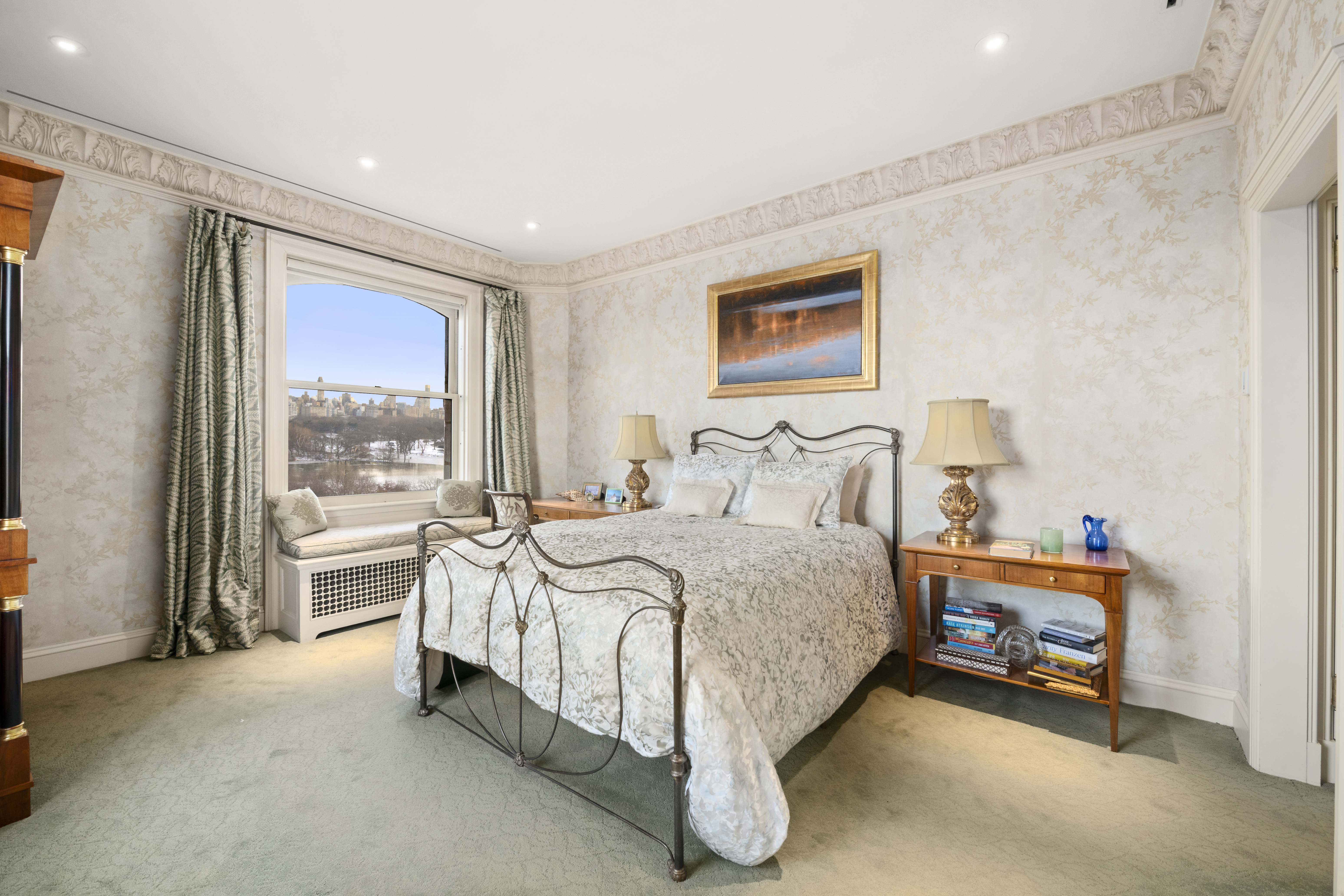 151 Central Park West, Unit 11NORTH Manhattan, NY 10023 - Photo 12 of 19 a spacious bedroom with a bed and a large window