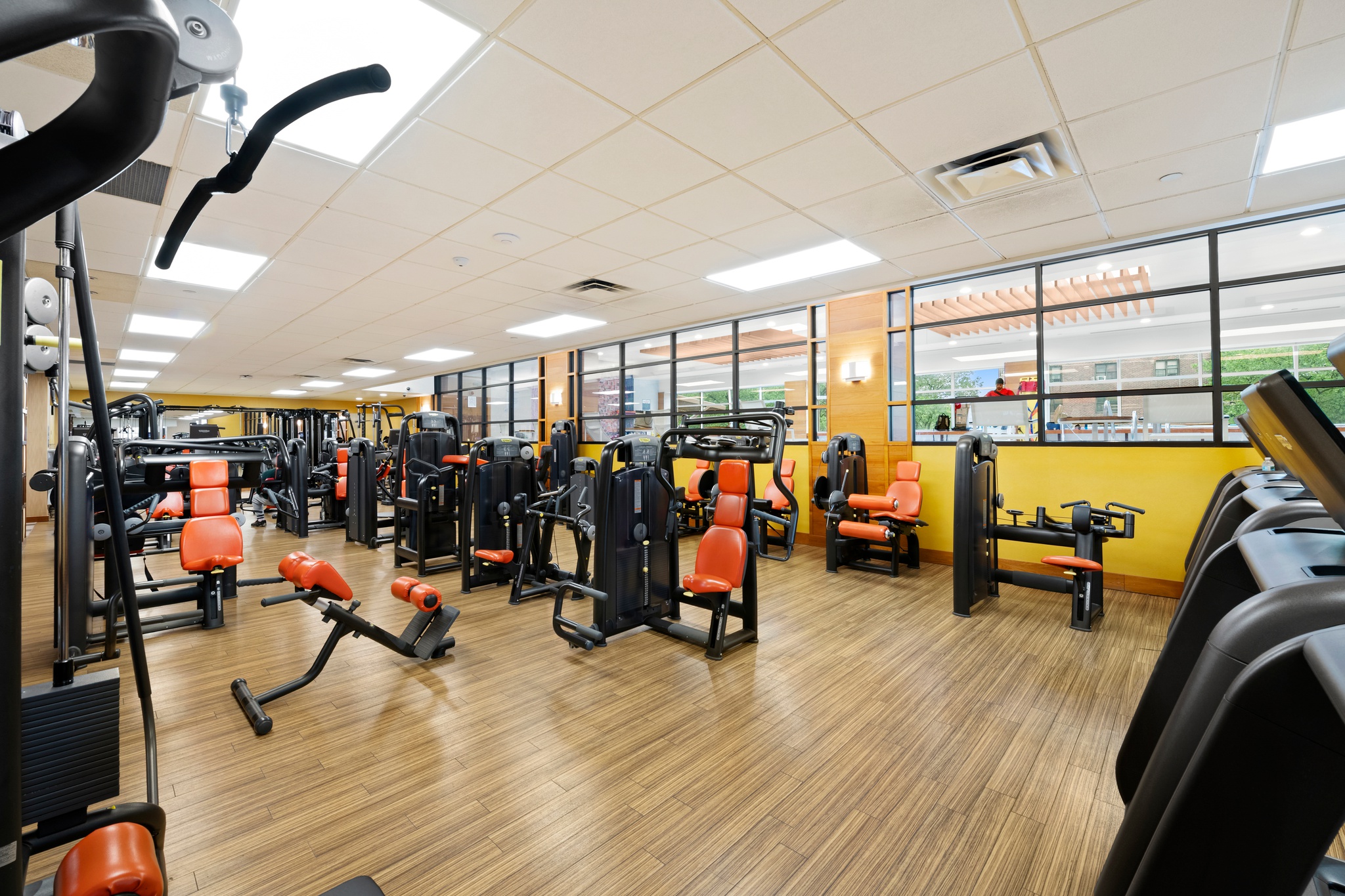 215-217 East 96th Street, Unit 40E Manhattan, NY 10128 - Photo 5 of 7 a view of a room with gym equipment