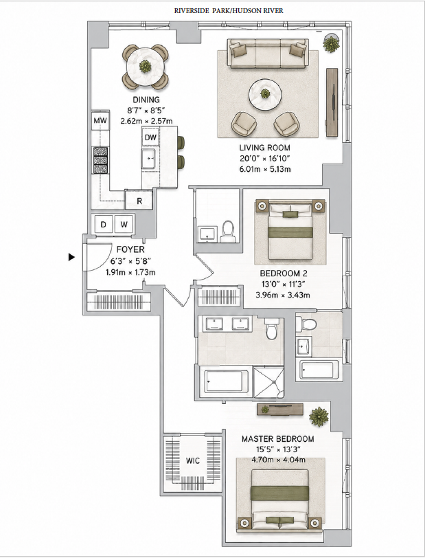 60 Riverside Boulevard, Unit 2402 Manhattan, NY 10069 - Photo 17 of 17