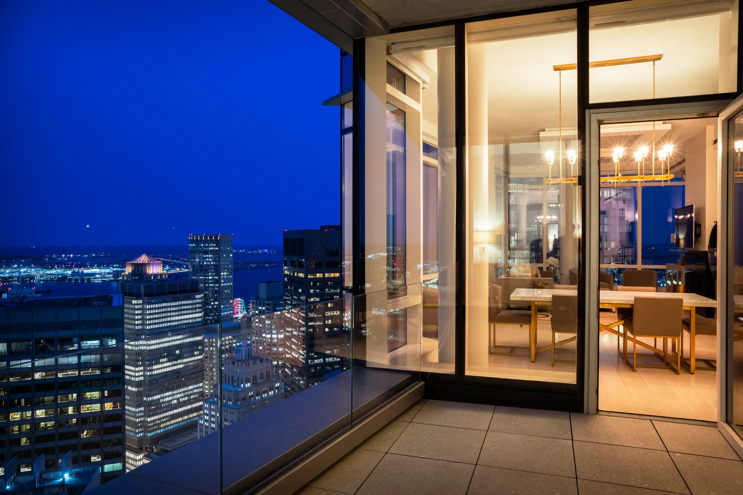 a view of a room with shelves
