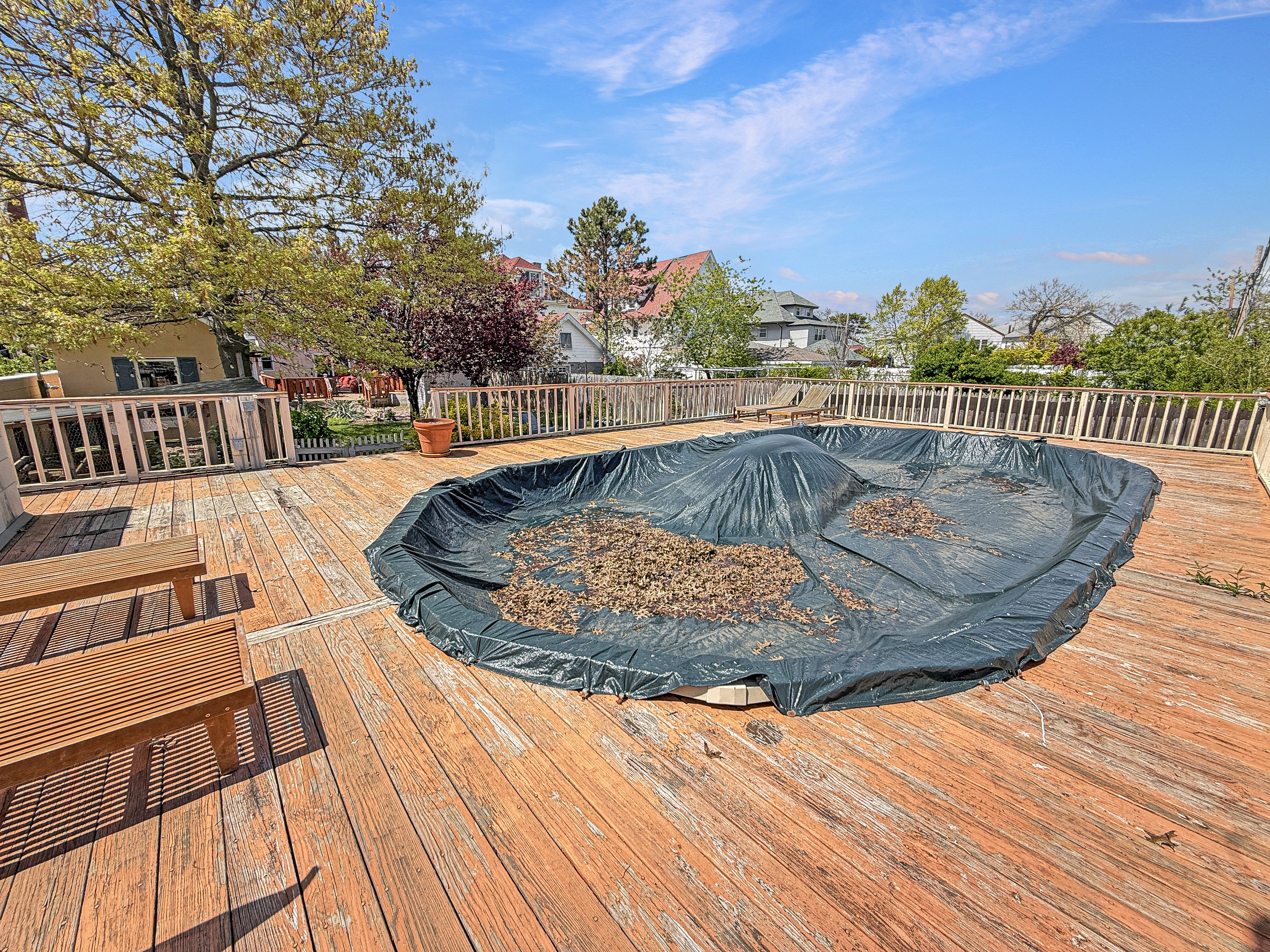 5007 Surf Avenue Brooklyn, NY 11224 - Photo 26 of 37 a view of swimming pool with outdoor seating and wooden floor