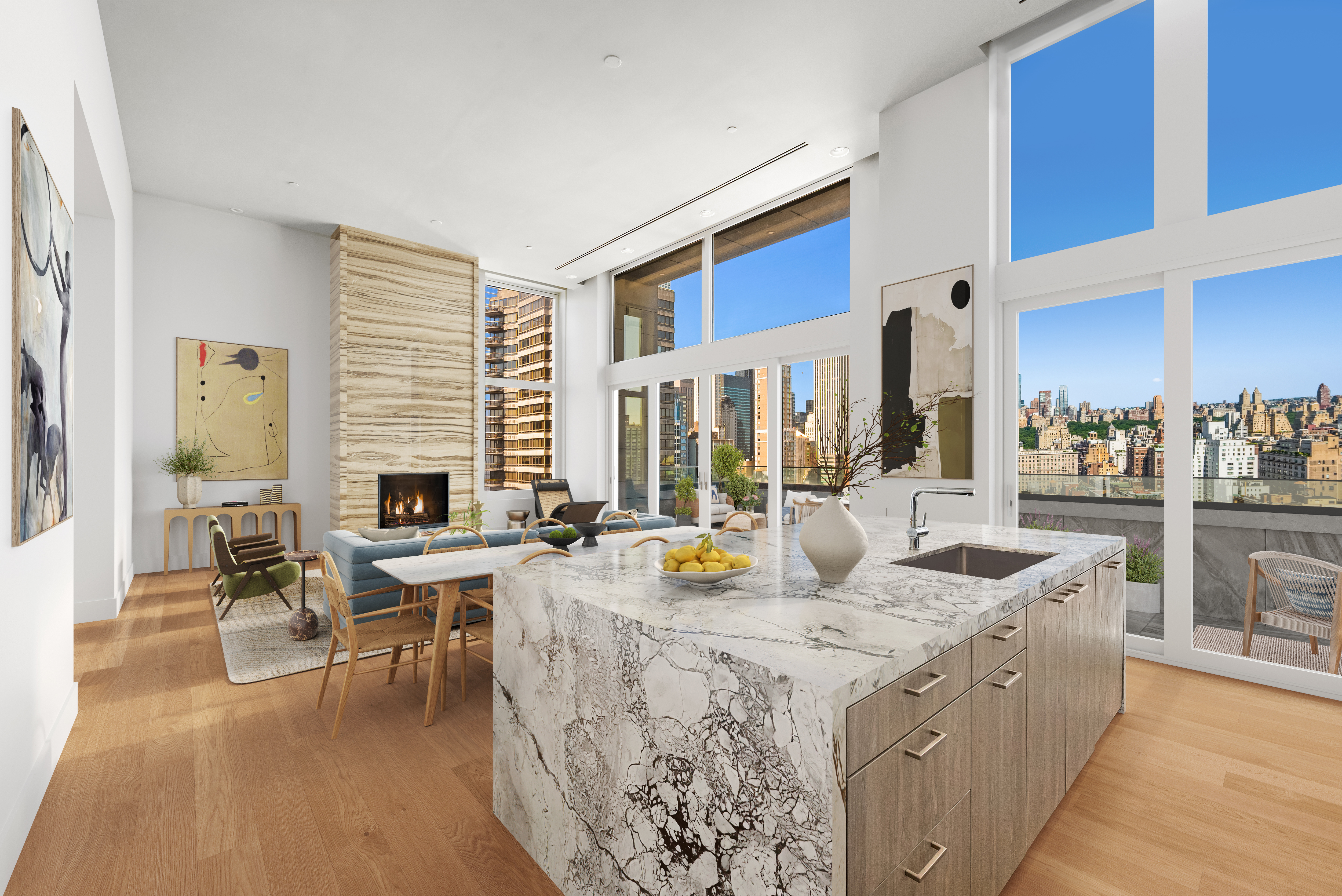 1059 3rd Avenue, Unit 25 Manhattan, NY 10065 - Photo 2 of 13 a kitchen with stainless steel appliances granite countertop a lot of counter space and a sink