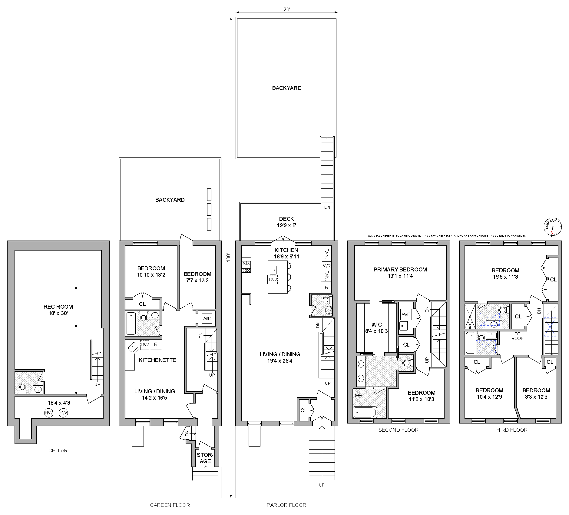 198 Madison Street, Unit SF Brooklyn, NY 11216 - Photo 19 of 19 a picture of a bathroom with a shower