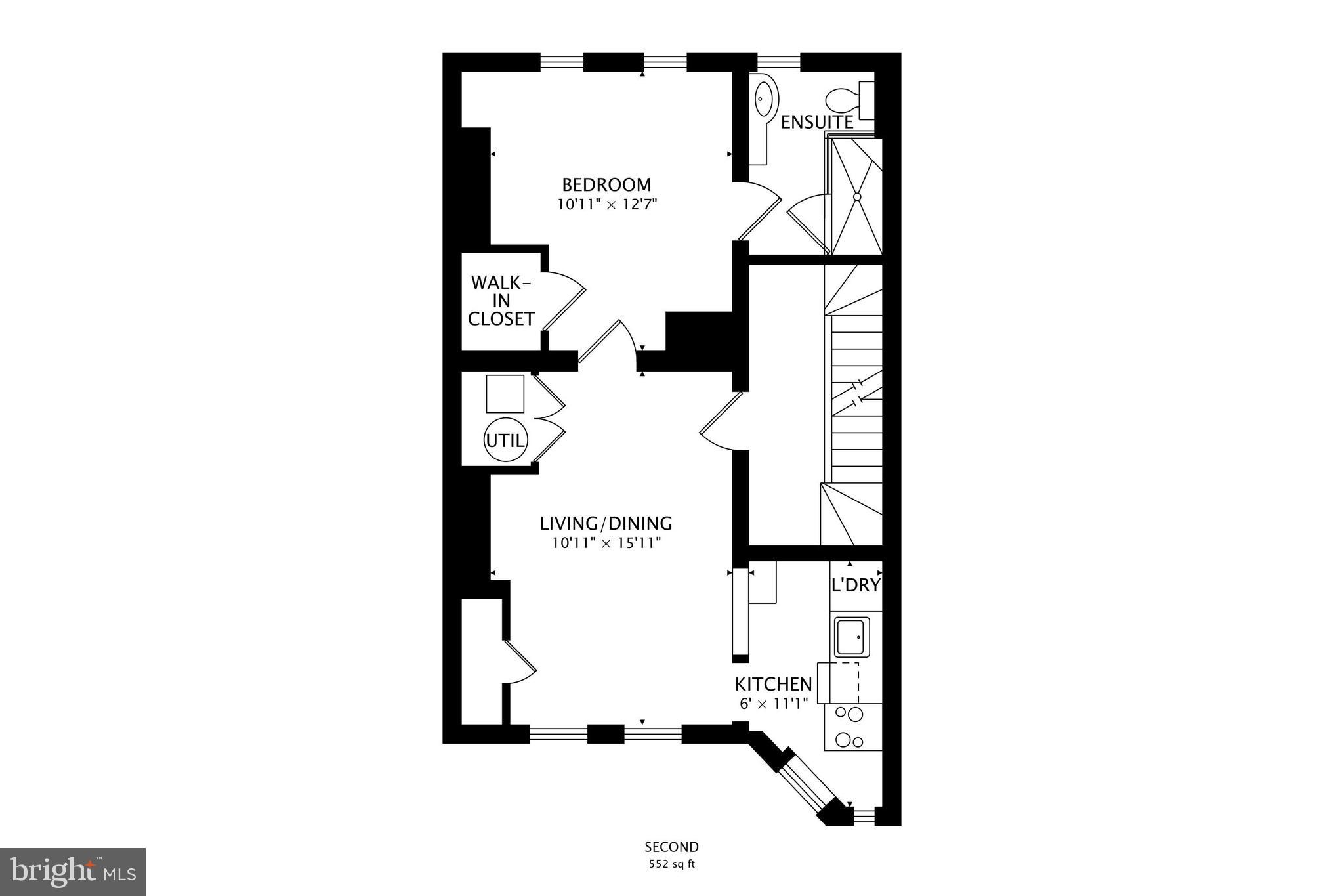 1317 Corcoran Street Northwest Washington, DC 20009 - Photo 4 of 47 a picture of a floor plan